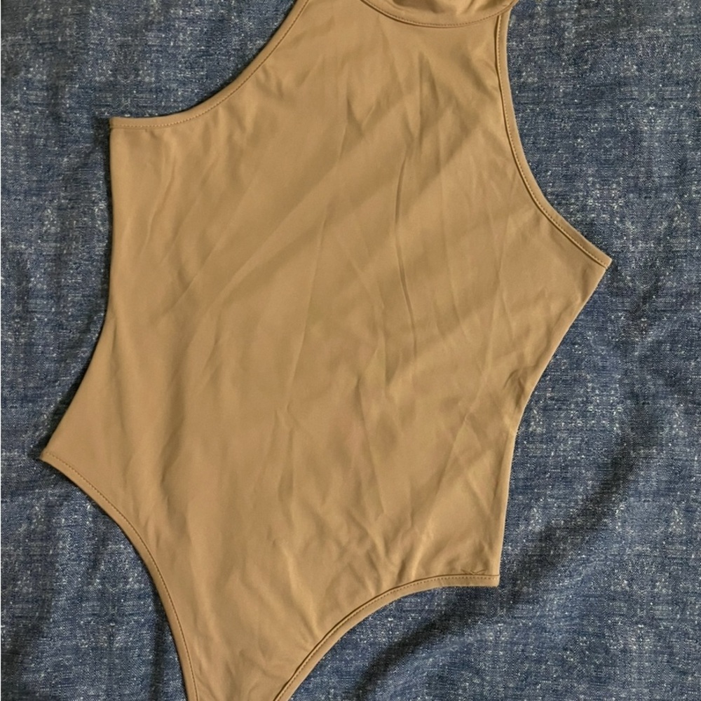 Elegant Tan Bodysuit